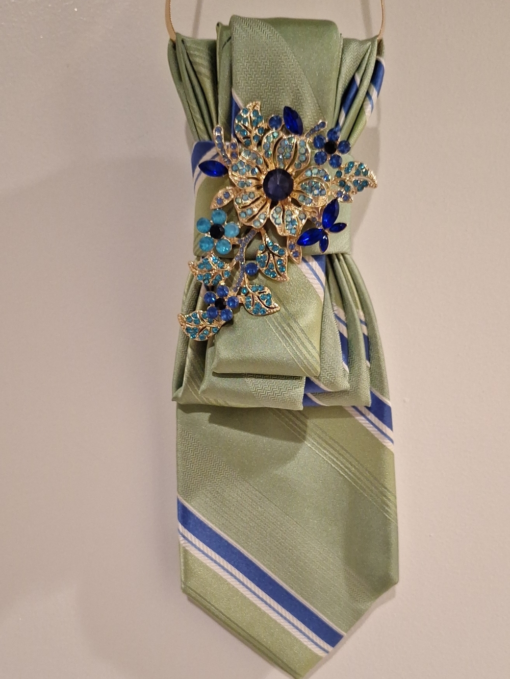 Michael Kors Upcycled Necktie Necklace